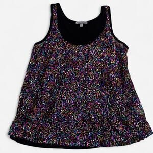 Charlotte Russe Y2K Sequin Tank